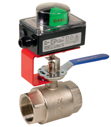 2 Way Brass ball valves - Industry BALL VALVES WITH LIMIT SWITCH 502 brass ball valve BSP MM + LSB 502LSB