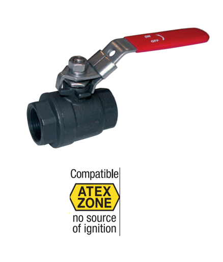 Carbon steel ball valve. 2 PIECE BODY 705 CSBV. 2PC BSP FF 705