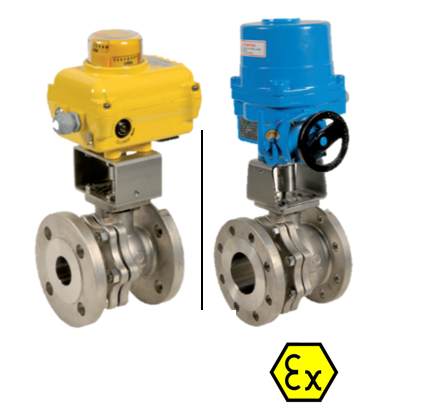 Electric actuated stainless steel ball valves SA/NA series 753 + NA(X) ELECTRIC ACTUATED 753+NA