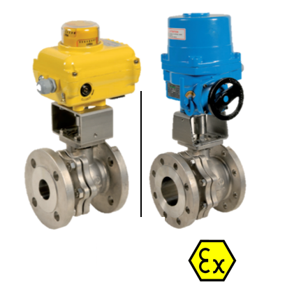 Electric actuated stainless steel ball valves SA/NA series 753 + SA05(X) ELECTRIC ACTUATED 753+S5