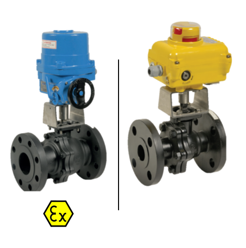 Electric actuated carbon steel ball valves SA/NA series 768 + NA(X) ELECTRIC ACTUATED 768+NA