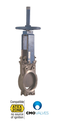 Stainless steel knife gate valves Unidirectional tightness A1V2I SS KGV F316/EPDM w/wheel A1V2I