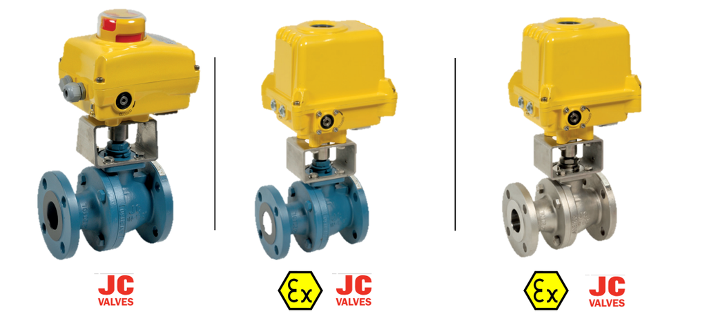 Electric actuated valves JC SA/NA series 515 JCV + SA(X) ELEC. ACTUATOR 515+SA