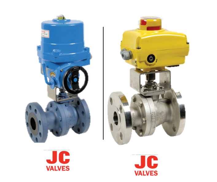 Electric actuated valves JC SA/NA series 530 JCV + SA(X) ELEC. ACTUATOR 530+SA