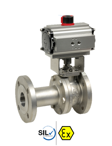 340/316 IIT - Pneumatic actuated stainless steel ball valve