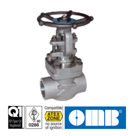 Forged Gate valves - 800 lbsF316 - TRIM 10 152 F316 Tr10 GATE V. #800 SW 152