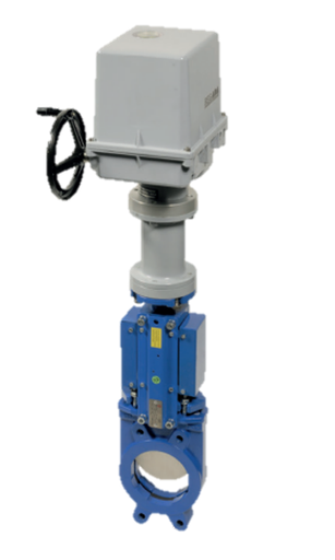 Electric actuated valves El. act. knife gate v. Regada 178 + SO2/MO3 EL.ACT. MULTI T. 178REG