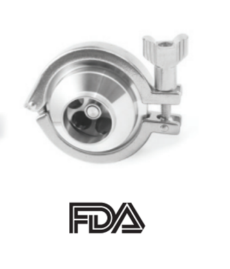 Manual valves for food Check valves for food 4DINCLR STAINLESS STEEL CHECK VALVE DIN DINCLR