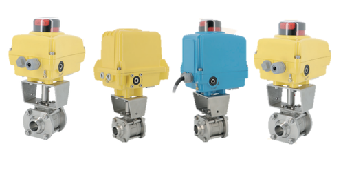 Actuated Ball valves for food Electric actuated ELSA + SA05(X) ELEC. ACT. ELS+S5