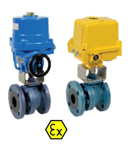 540/516 AIGF - Electric actuated carbon steel ball valve