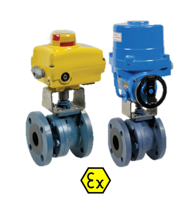 540/516 AICG - Electric actuated carbon steel ball valve