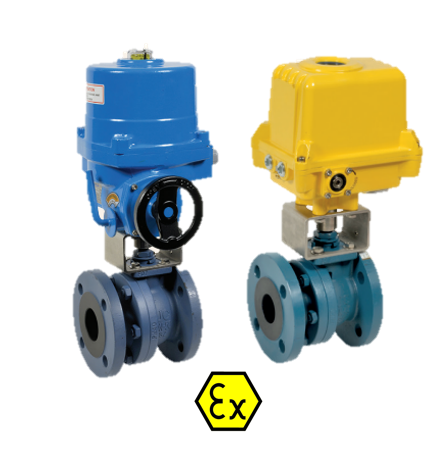 540/516 AIS - Electric actuated carbon steel ball valve