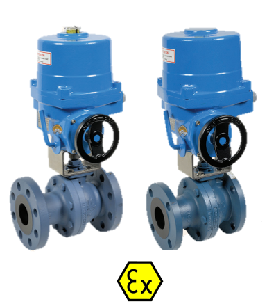 530 AIT - Electric actuated carbon steel ball valve