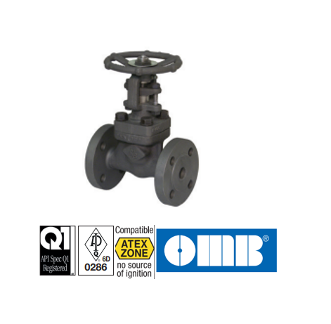 Forged Gate valve - 150 lbs A105N - TRIM 5 130 A105N Tr5 GATE V. #150 RF 130