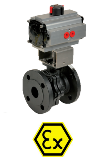 Pneumatic actuated carbon steel valves-Split body+ ACTREG 752 + ADA/ASR PNEU ACT 752+AC