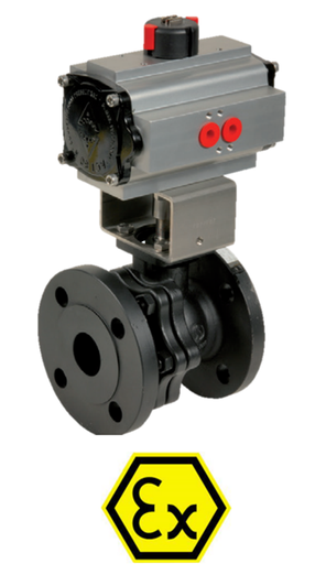 Pneumatic actuated carbon steel ball valves+ ACTREG 756 + ADA/ASR PNEU ACT 756+AC-SPLIT BODY