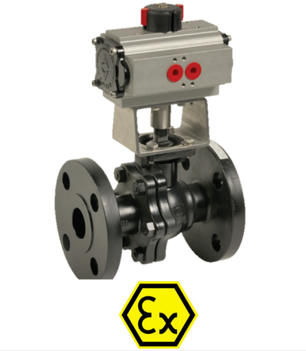 Pneumatic actuated carbon steel ball valves + ACTREG 768 + ADA/ASR PNEU ACT 768+AC-SPLIT BODY