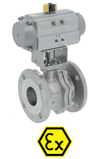 Pneumatic actuated stainless steel ball valve + ALPHAIR RE 769 + RE/RES PNEU ACT 769+RE+ ALPHAIR RE 769 + RE/RES PNEU ACT 769+RE