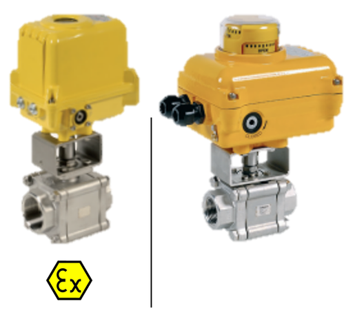 Electric actuated stainless steel ball valves  SA/NA series 703 + SA05(X) ELEC. ACT. 703+S5