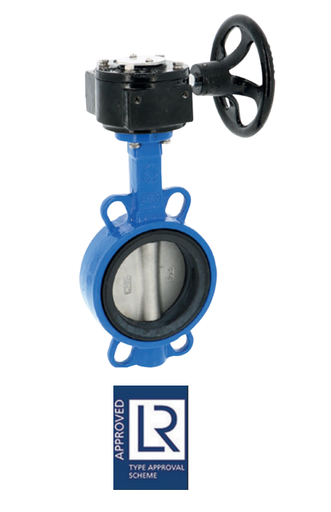 Butterfly valves Concentric Wafer - Gearbox - Cast iron 1121 CI Butterfly Valve W CF8M/NBR+GB 1121G