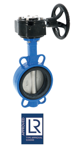 Butterfly valves Concentric Wafer - Gearbox - Cast iron 1123 CI Butterfly Valve W CF8M/EPDM+GB 1123G