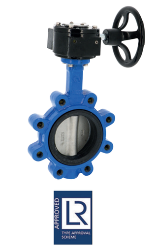 Butterfly valves Concentric Lug - Gearbox - Cast iron 1133 CI Butterfly Valve L CF8M/EPDM+GB 1133G