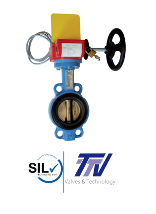 Butterfly valves Concentric - GGG50 body - TTV 1142 DI Butterfly Valve W APSAD 1142