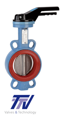 Butterfly Wafer Disc CF8M - valves Concentric - GGG50 body - TTV 1157 DI Butterfly Valve W CF8M/SI 1157