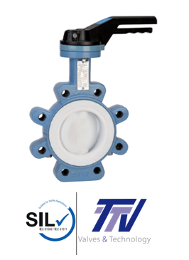 Butterfly Lug - Disc CF8M valves Concentric - GGG50 body - TTV 1166 DI Butterfly Valve L CF8M/PTFE 1166
