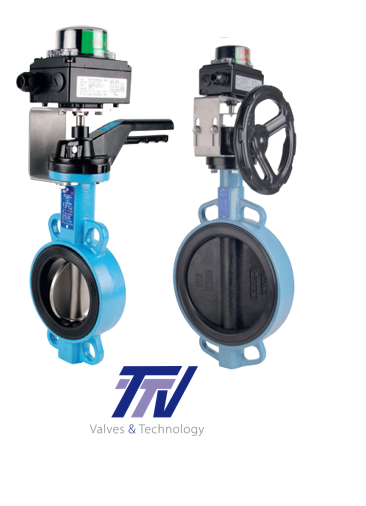 Butterfly manual valves  + limit switch 1150 + Limit switch box SF012 1150LS