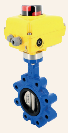 Electric actuated cast iron butterfly valves GG25 Butterfly Valve SA/NA series 1133 + SA05 ELEC. ACT. 1133S5