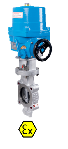 Lug - Electric actuated carbon steel double offset butterfly valve NA series 1117 + NA(X) ELEC. ACT. 1117NA