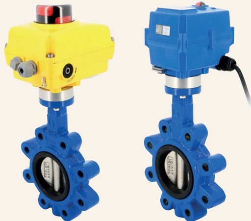 Electric actuated cast iron butterfly valves GG25 Butterfly Valve TCR series 1131 + TCR ELEC. ACT. 1131TC